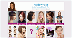 Desktop Screenshot of modewijzer.com